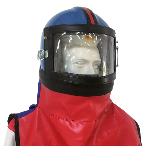 Casque de sablage Bali F400 ACF avec fenêtre panoramique sans tuyau d'alimentation