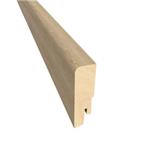 Plinthe pour parquet contre-collé Kahrs - Blanche vernis mat - 6 CM x 1,6 CM - longueur 2,4 M