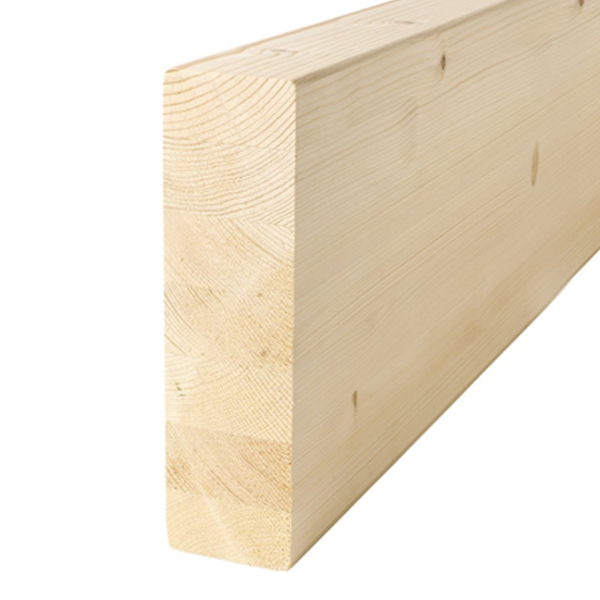 Lamellé-collé en sapin GL24H - bois non traité - 140 x 520 mm - longueur 7.5 M