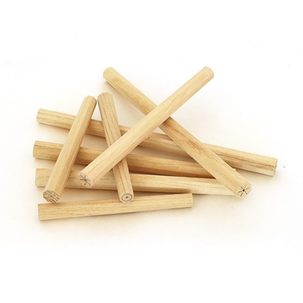 Cheville chêne longueur 300 mm diamètre 18 mm pour charpente escalier