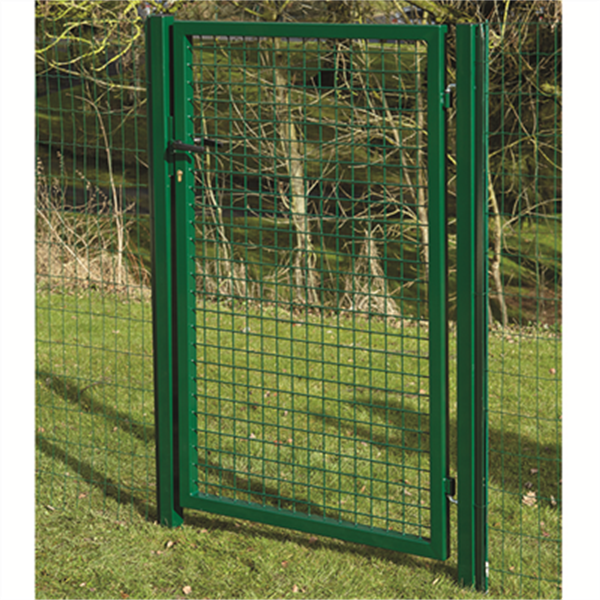 Portillon grillagé Garden+ Dirickx - Section carrée - Hauteur 1,25 m - Largeur passage 1 m - Vert