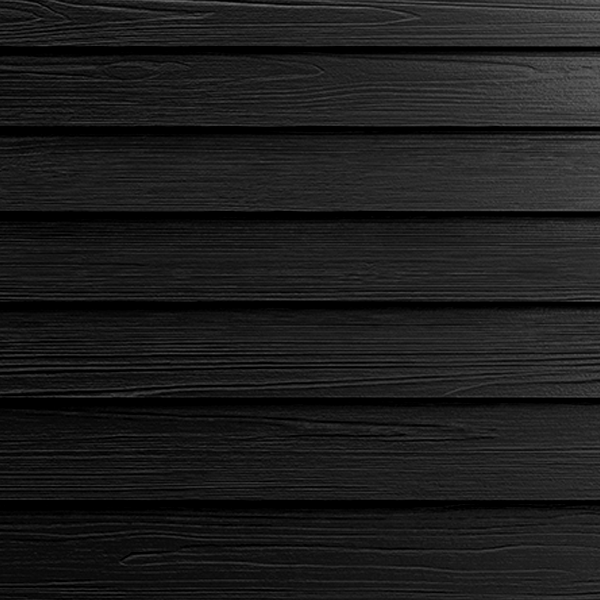 Bardage composite imitation bois - Hardie Plank - 180 MM x 8,00 MM - Long. 3,60 M - Noir Minuit