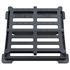 Grille carrée concave en fonte C250 avec cadre - ouverture libre 300,0 mm x 300,0 mm