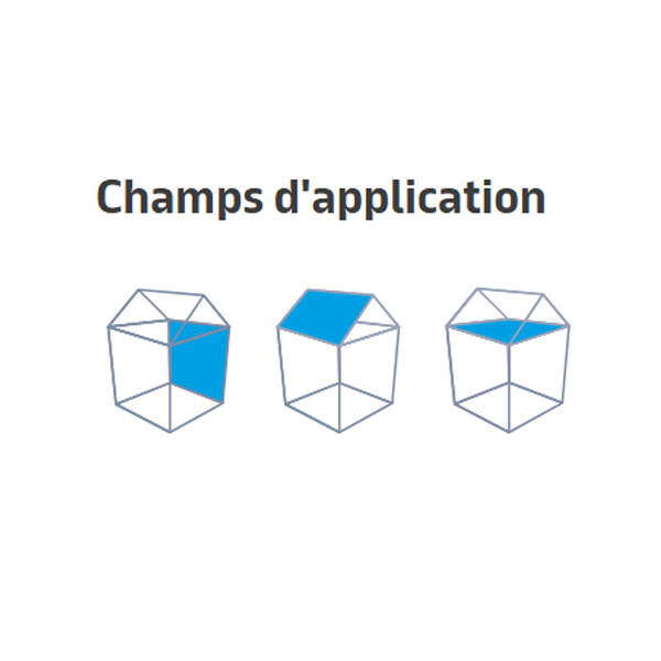 Rouleau laine de verre acoustique pour murs et combles - Acoustilaine 035 Knauf - R=8,00 m².K/W - 2,10 M x 1,20 M - ép.280 MM