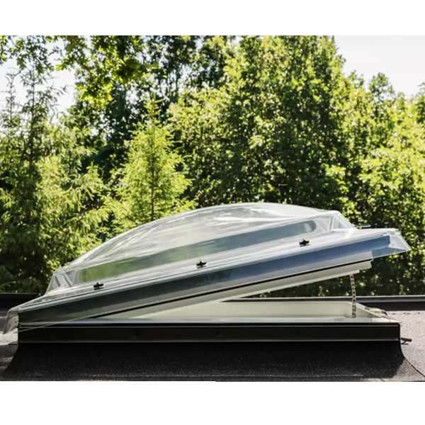 Coupole de protection acrylique transparente Velux ISD0000 pour fenêtre de toit plat - 90,0 CM x 90,0 CM