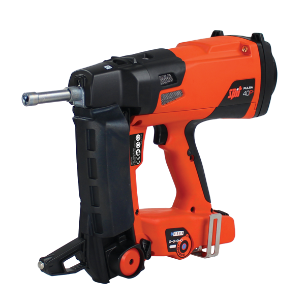 Cloueur autonome à gaz Spit Pulsa 40P+ pour plaquiste avec 500 clous C6 de 20 mm