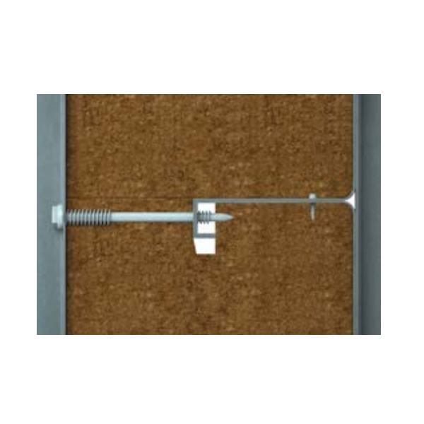 Panneau isolant en laine de roche pour bardage métallique double peau - Rockbardage Nu LD - R= 3,90 m².K/W - 1,35 M x 0,40 M - ép. 130 MM