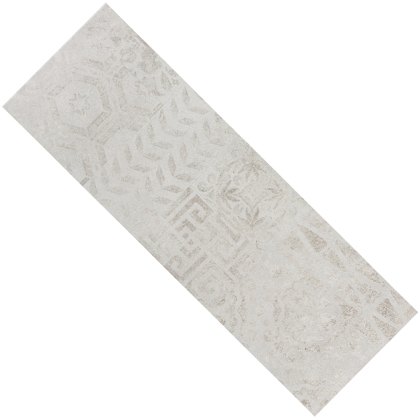 Décor faïence murale effet "béton ciré" CLARENS - 20 CMx60 CM ép.8,5 MM