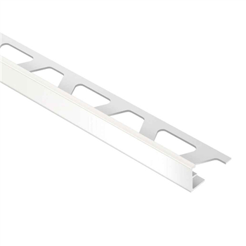 Baguette d'angle pour carrelage Schlüter Jolly PVC Blanc  - Hauteur 8,0 MM - Longueur 2,50 M