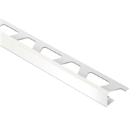 Baguette d'angle pour carrelage Schlüter Jolly PVC Blanc  - Hauteur 8,0 MM - Longueur 2,50 M