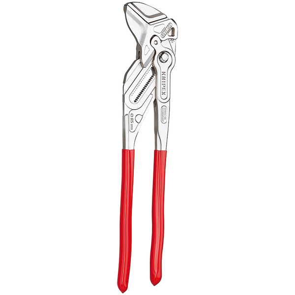 Pince-clé XL nickelée Knipex longueur 400 mm