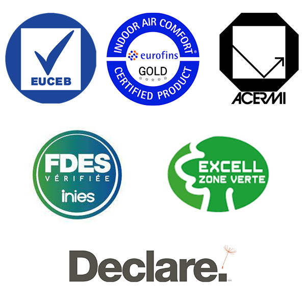 Rouleau laine de verre pour combles perdus - TI 212 revêtu kraft - R=2,50 m².K/W - 9,00 M x 1,20 M - ép.100 MM