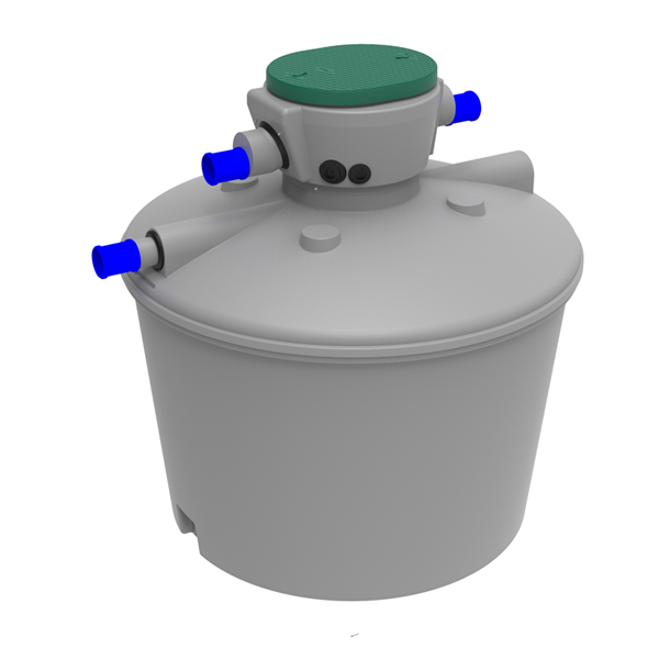 VERTIC'EAU PLUVIALE PE - 2 000 L