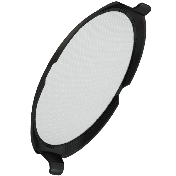 Moustiquaire Nicoll MOS125 pour grille de ventilation Neolia GDT125 - diamètre 125 mm - passage d'air 100 cm²