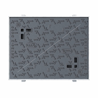 CADRE + TAMPON K1C D400 SANS LOGO