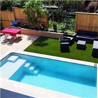 Gazon synthétique vert foncé - Diamond 3D Exelgreen - Garantie 10 ans - Hauteur 38,00 MM