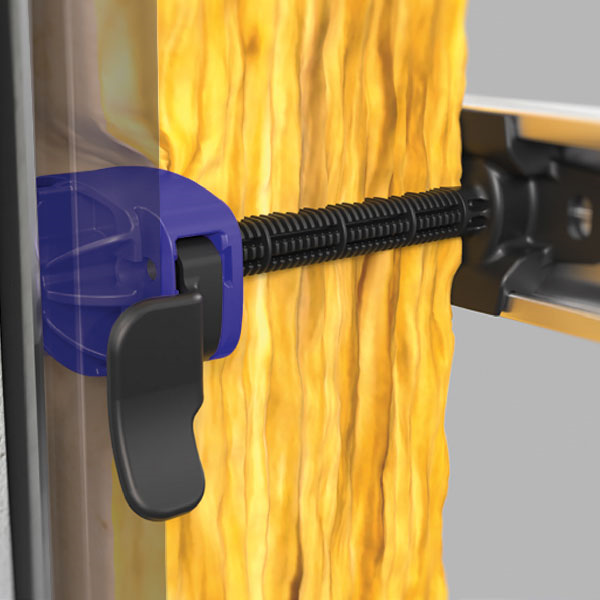 Appui intermédiaire réglable Gypso 120 pour fourrure F45 ou F47 - isolant de 35 à 120 MM - Boîte de 50