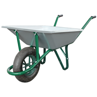 Brouette à roue gonflable Altrad 5361 - capacité 100 litres - charge 180 kg max - roue Ø 400 mm