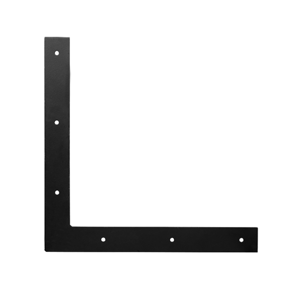 Équerre d'assemblage pour fenêtre - CQFD - 280 x 280 mm - épaisseur 2 mm - acier noir