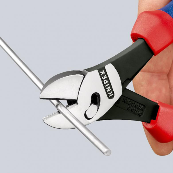 Pince coupante de côté Twin Force Knipex - Longueur 180 mm - Poignées gainées