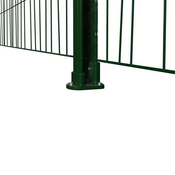 Poteau Profix pour grillage rigide - inviolable et sans accessoire - Vert RAL6005 - Hauteur 1,70 m