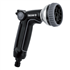 Pistolet d'arrosage multi jets - 9 jets - Bi matière Métal - Techn'O Fitt - Noir et gris