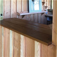 Bardage en Douglas brut raboté 3 faces non traité - 4 CMx20 MM Long.4 M