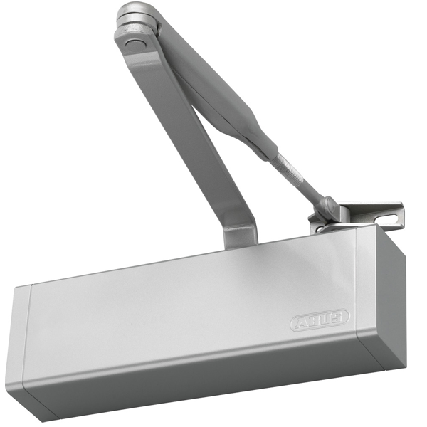 Ferme-porte à bras Abus 7603 à 3 forces de fermeture pour porte d'entrée de 110 cm max - 180° - coloris alu