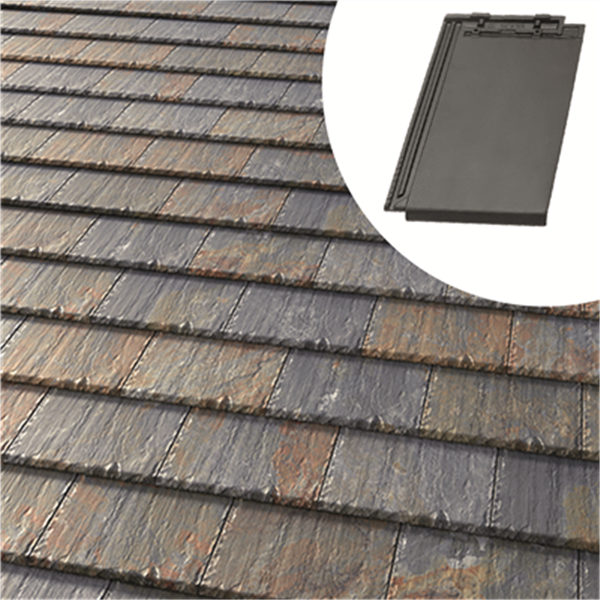 Tuile plate Flat 10 Tech Borjajet pour toiture inclinée et façade
