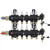 Collect. HYDRONIC Ø1"-6 circuits *6716F1 Ensemble complet-Matériaux de Synthèse