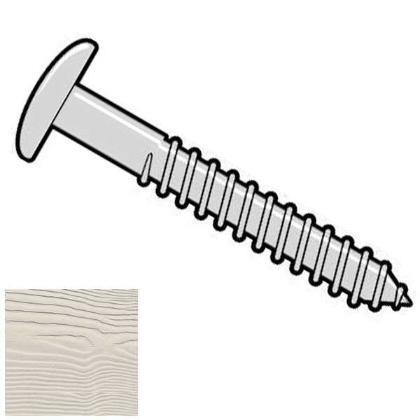 Vis autoforeuse Operal Inox empreinte Torx pour bardage Cedral Click - 4,8 x 38 mm - Blanc crème - Boîte de 100