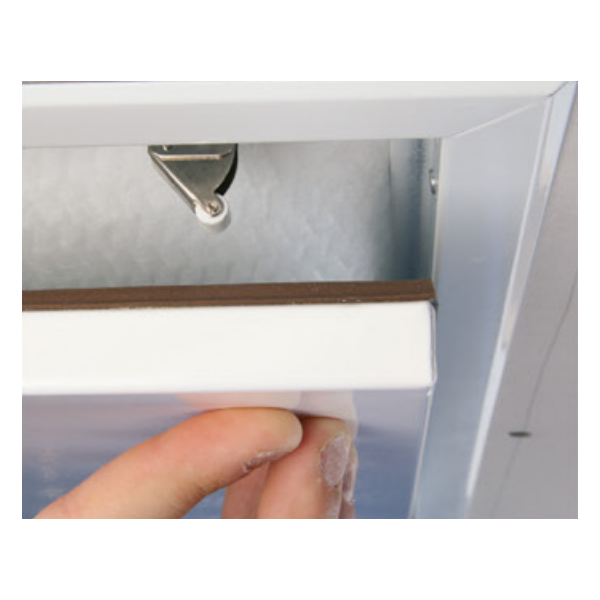 Trappe de visite isolante et étanche Gypso pour combles d'habitations - R = 8,24 m².K/W - 550 x 550 mm