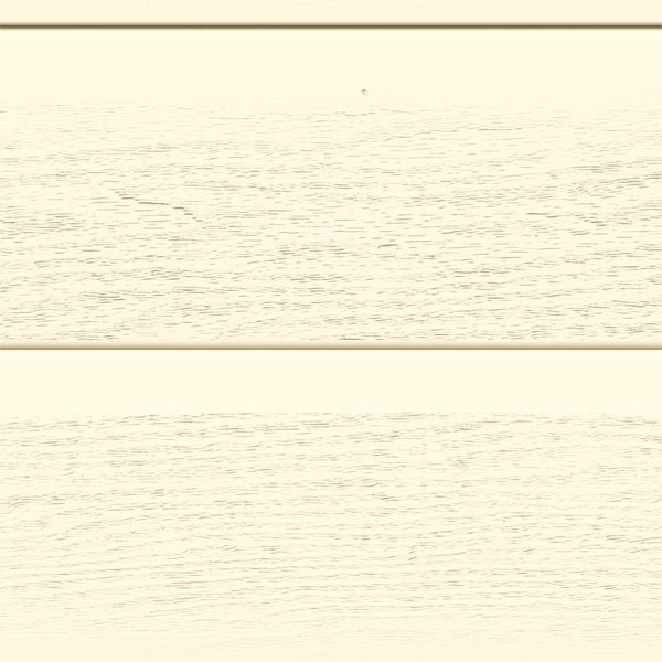 Bardage PVC extérieur imitation bois - Barcel - 300,00 MM x 18,00 MM - Long. 5,00 M - Crème mat