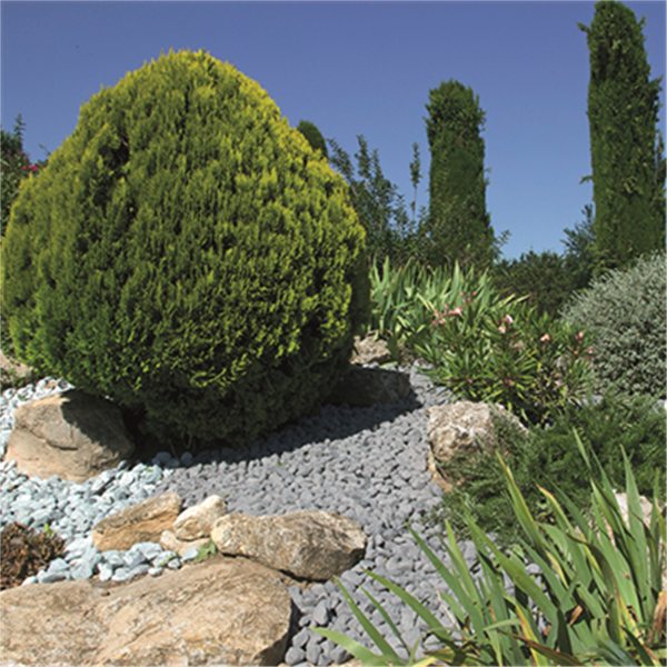 Galets noir Ébano pierre naturelle 40 x 60 mm - Big Bag 1 T