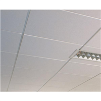 Dalle de plafond acoustique Rockfon Ekla blanche et lisse - classe A - 600,0 MM x 600 MM - ép 20,00 MM
