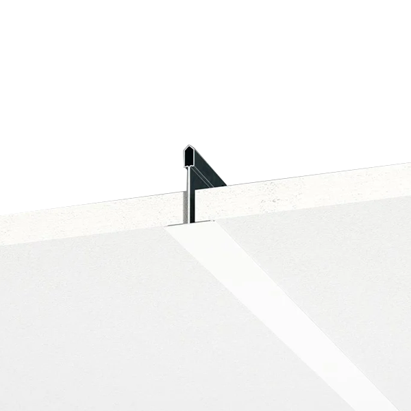 Dalle faux plafond 60,0 CM x 60,0 CM pour ossature T24 - Ecophon Hygiene Clinic A - Bords droits enduits - ép. 15,00 MM