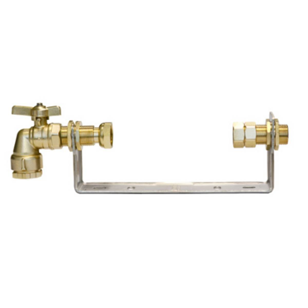 SUPPORT INOX DN15 ECROU 3/4 LG 250