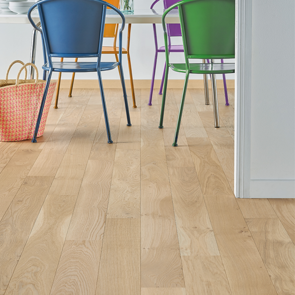 Parquet contrecollé Monolame Clic Unifit  à clipser - Chêne Mix Bois flotté - 1210,0 MM x 139 MM - ép. 12,00 MM
