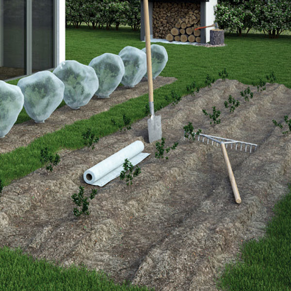 Géotextile non-tissé imputrescible pour aménagement extérieur - Résistance 4 kN - Edia - 2 m x 50 m