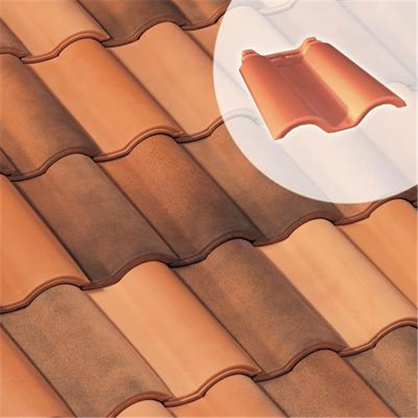 Double tuile en terre cuite Gallo Romane (GL010) Monier - Cuivre