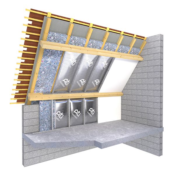 Isolant multi-réflecteur étanche pour combles et murs intérieurs - Pro Premium - rouleau 1,50 M x 10,00 M