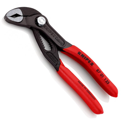 Pince multiprise de pointe Cobra Knipex - Poignées gainées - Longueur 125 mm
