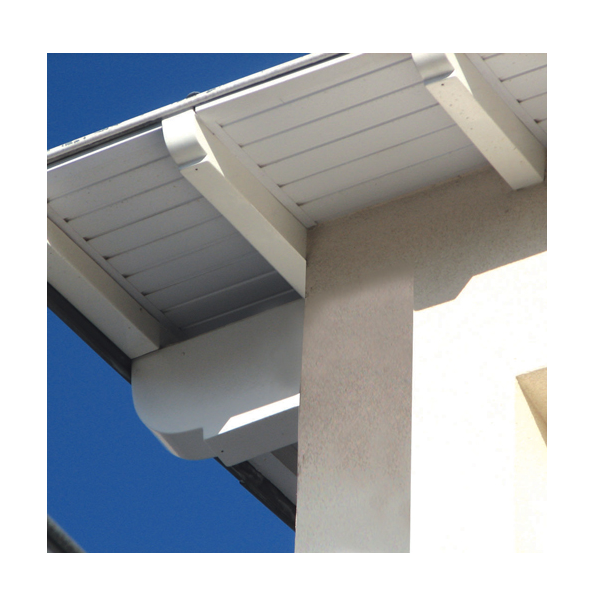 Protège-chevron MEP PC650B en PVC - coloris Blanc - 55 x 75 x 600 MM