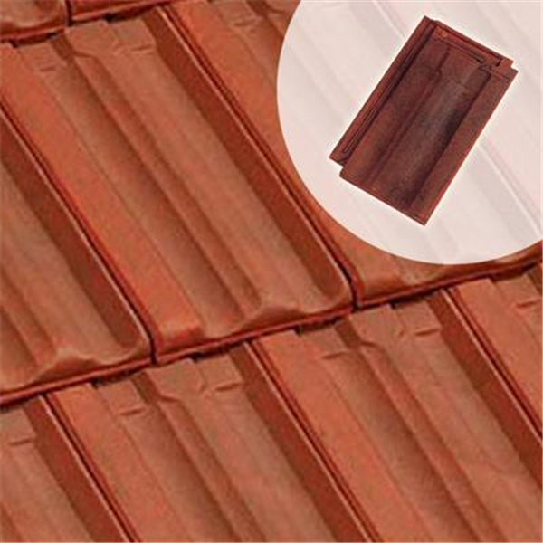 Tuile grand moule du nord en terre cuite - Côte de Beaune - Rouge flammé