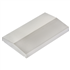 Chapeau de mur lisse à 2 pente en béton - Fabemi - 50,0 cm x 30,0 cm - ép. 5,70 cm - Blanc