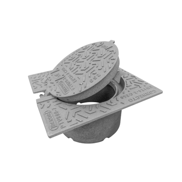 Regard de branchement C250 carré CONNECTO T250 carré pour tuyau D250 EU/EP NF