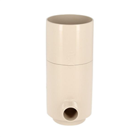 Récupérateur eau de pluie pour tube de descente cylindrique Ø 80 mm - Nicoll - Techtan sable