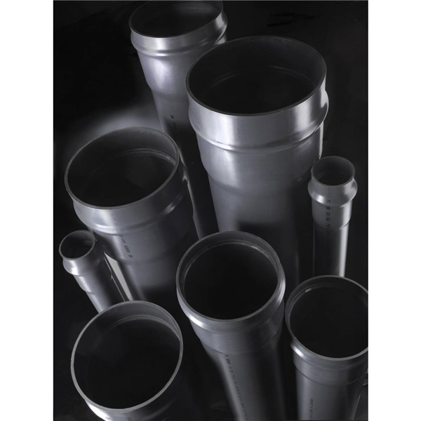 Tube PVC Pression d=63mm PN16, coll., long.5-6m, gris, certif.AENOR EN ISO 1452