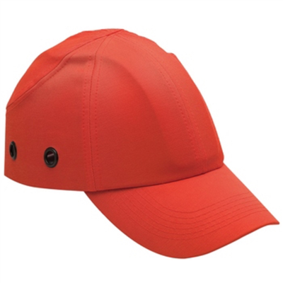 Casquette de sécurité anti heurt orange fluo