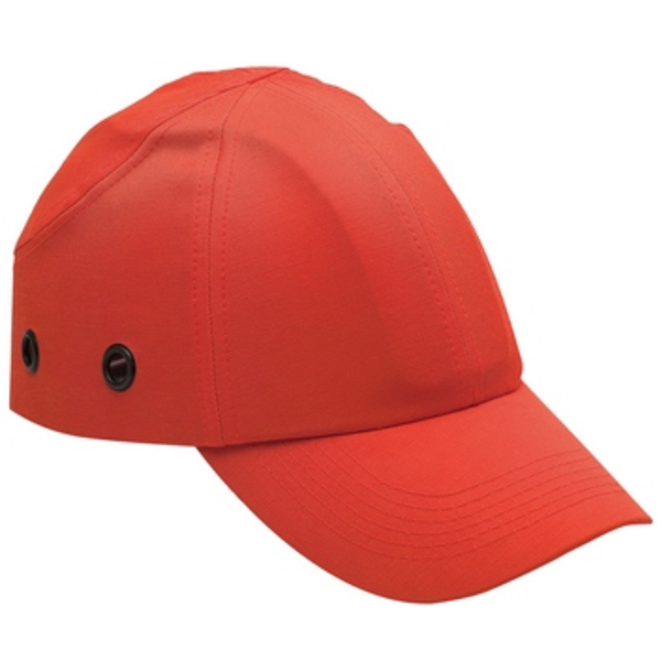 Casquette de sécurité anti heurt orange fluo